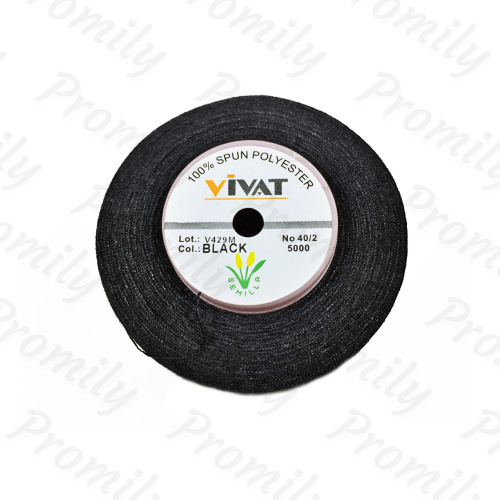 Нитка VIVAT B40/2 черный от магазина Promily в Нальчике
