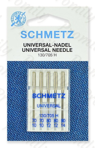 Иглы стандартные №70(2), 80(2), 90, Schmetz, набор 5 шт от магазина Promily в Нальчике