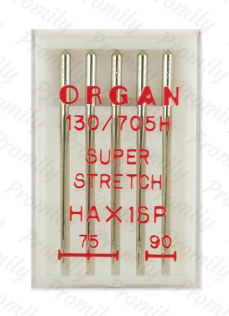Иглы супер cтрейч №№ 75(3),90(2), Organ, 5 шт от магазина Promily в Нальчике