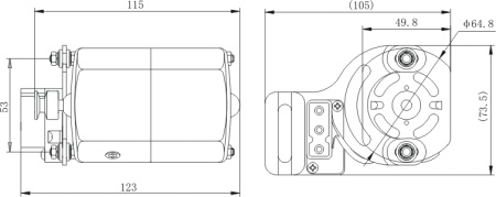 Электропривод (мотор) для оверлока с педалью Jegon 150W от магазина Promily в Нальчике